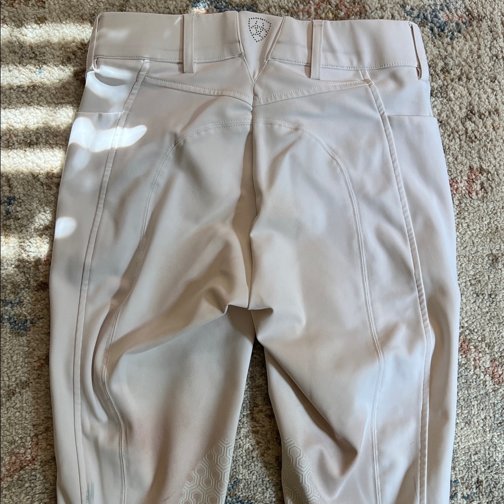 Ariat White Mid Rise Breeches 26R - Picture 10 of 13